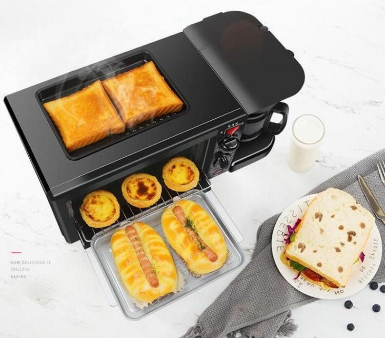 High Efficiency 3-in-1 Breakfast Maker/ Toaster DM-COF36 Stainless Steel Multi-function Breakfast Machine