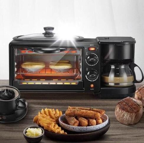 High Efficiency Stainless Steel Multi-function Breakfast Machine 3-in-1 Breakfast Maker/ Toaster wholesale price