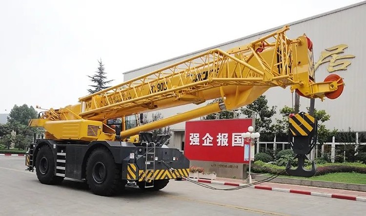 High quality Rough Terrain 90Ton Hydraulic Big Large Rough Terrain Crane RT90E