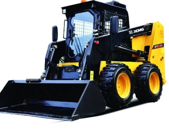 1ton Multifunction XC740K Mini Skid Steer Loader XT740 Brand New Small Loader For sale