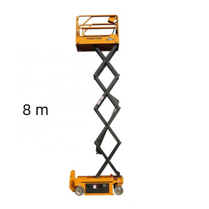 XG0807HDW 8m scissor type lifter mobile Aerial Working Platform electric scissor lift platform Mini Scissor lift