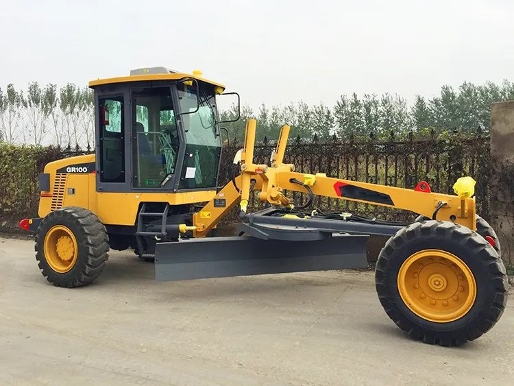 Top brand GR100 road grader machine 100hp 7ton mini motor grader for sale