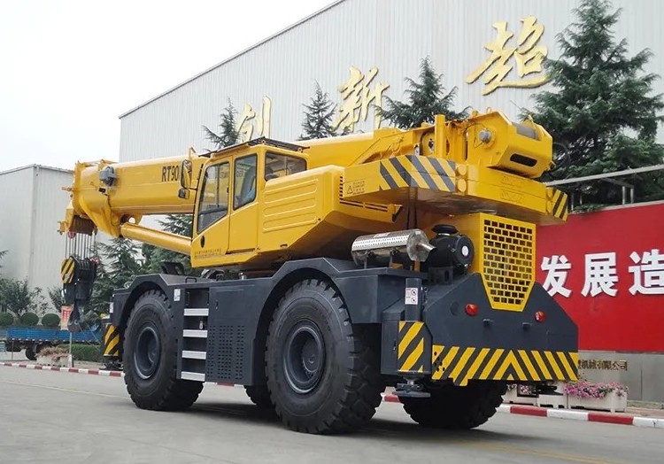 High quality Rough Terrain 90Ton Hydraulic Big Large Rough Terrain Crane RT90E