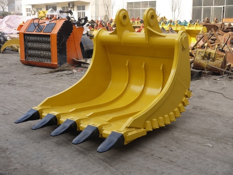 Cable bucket Marble dustpan bucket excavator rock bucket