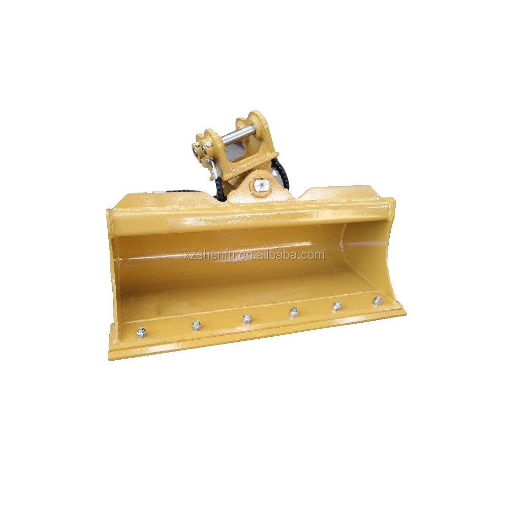 Excavator attachments of 1.5 ton mini excavator machine tilt bucket for sale