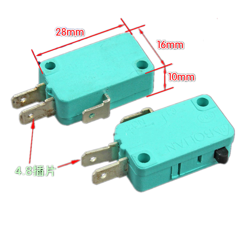 Electric rice cooker micro contact switch 3-pin microwave oven door control switch