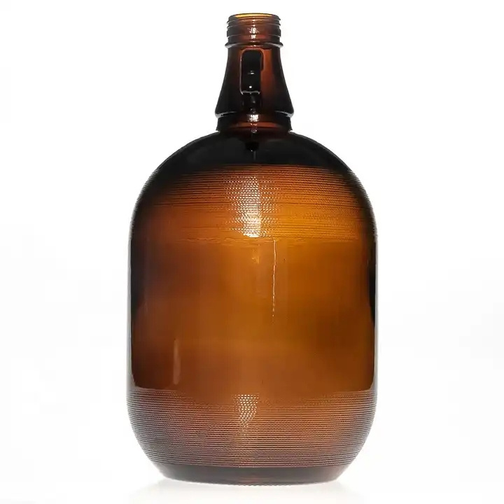 3800ml 1 Gallon Big Amber Color Glass Beer Growler Bottle