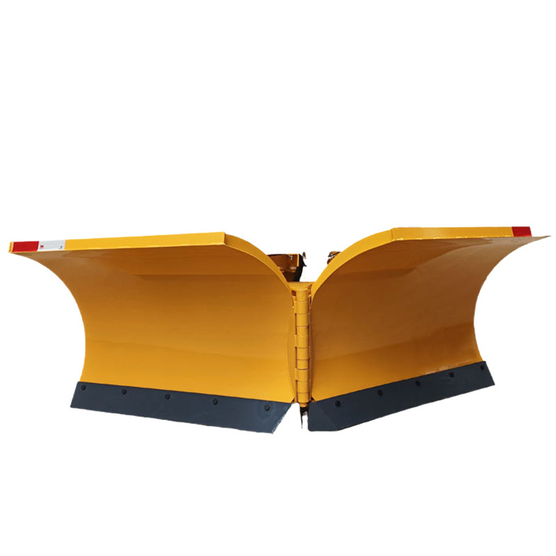 Snow Remove Blade Mount On Skid Steer Loader Mini Wheel Loader V Shaped Snow Blade Snow Plow for Skid Steer Loader