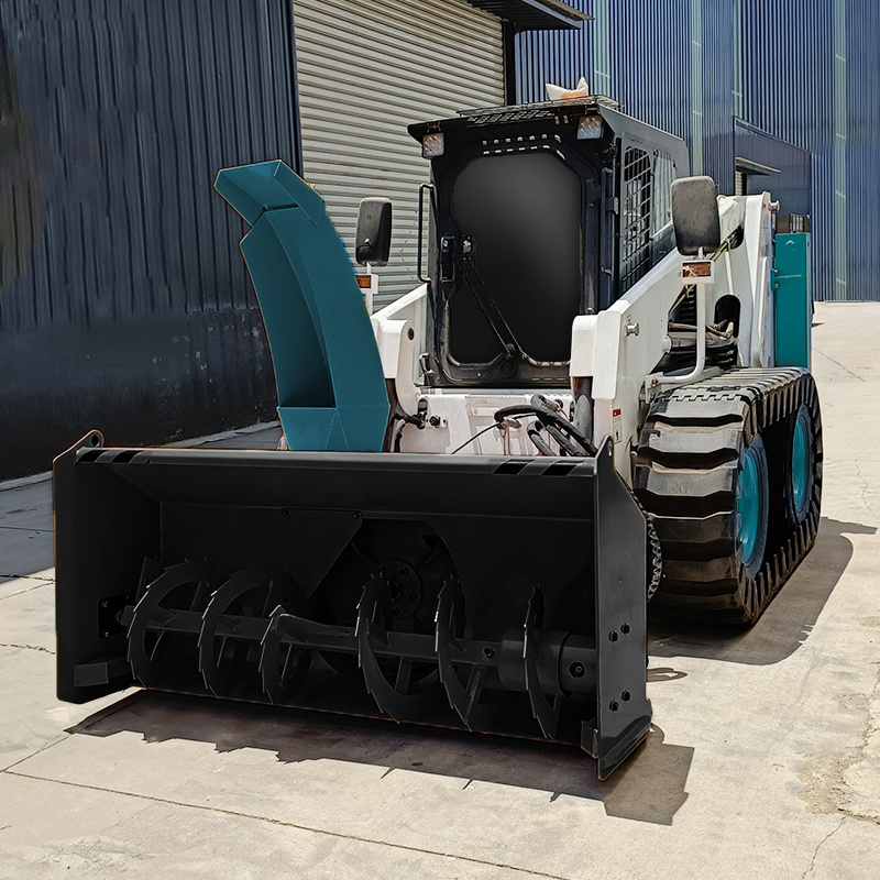 High Quality Skid Steer Loader Snow Thrower Blower Quick Snow-away Hydraulic Snow Blower for Skid Steer Loader