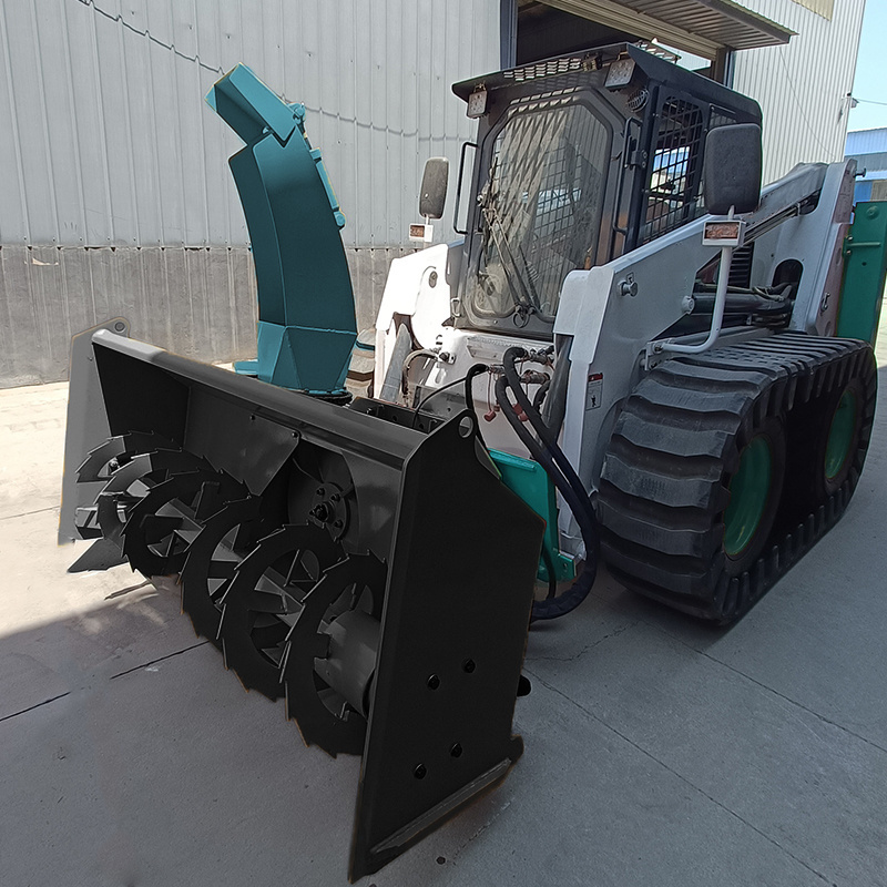 High Quality Skid Steer Loader Snow Thrower Blower Quick Snow-away Hydraulic Snow Blower for Skid Steer Loader