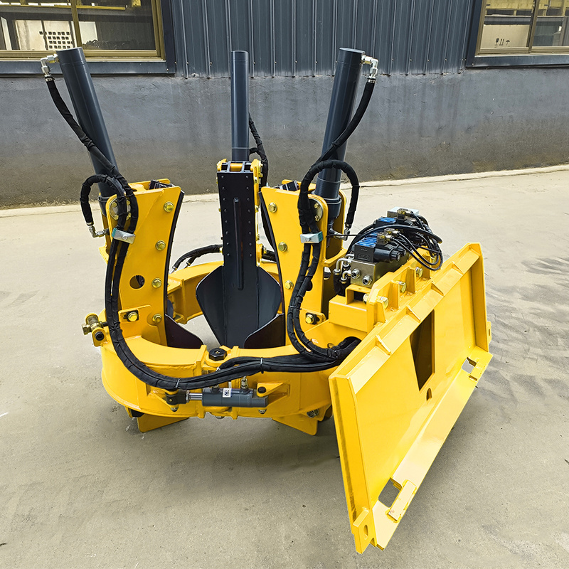 High Quality Tree Spade Removing Machine Optimal Tree Spade Transplanter For Skid Steer Loader