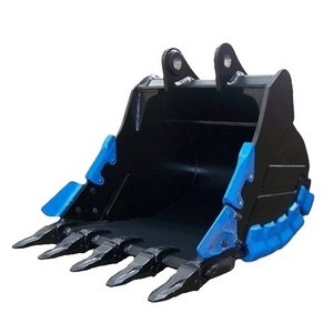 Custom Factory Caterpillar 320 330 Excavator Rock Bucket Manufacturer Excavator Digger Rock Bucket for Excavator