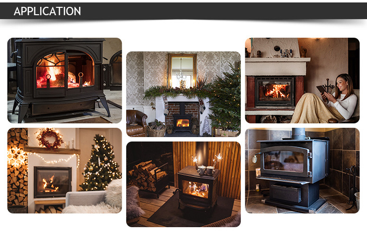 High Quality Cast Iron Wood Burning Stove Real Fire Fireplaces Stoves