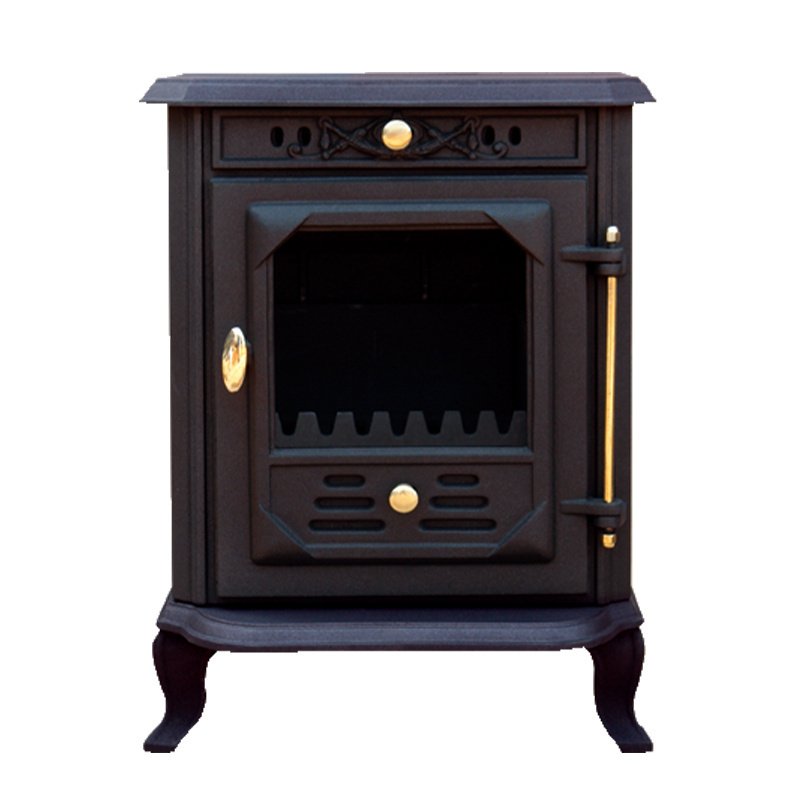 Traditional style cast iron Indoor stove wood burning stove with oven