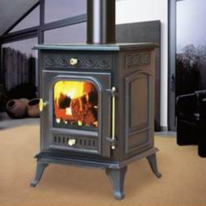 Cast Iron Enamel Wood Fireplace Stove Wood Burning Stove