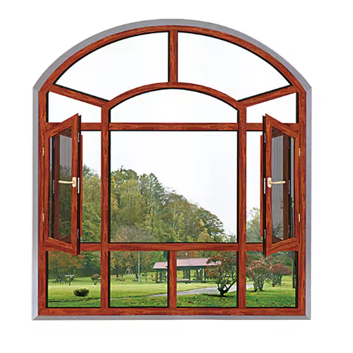 Hhs Sound Proof Wooden Window Design Tilt And Turn Window With Double Glazed Heat Insulated Aluminum Clad Wood Window