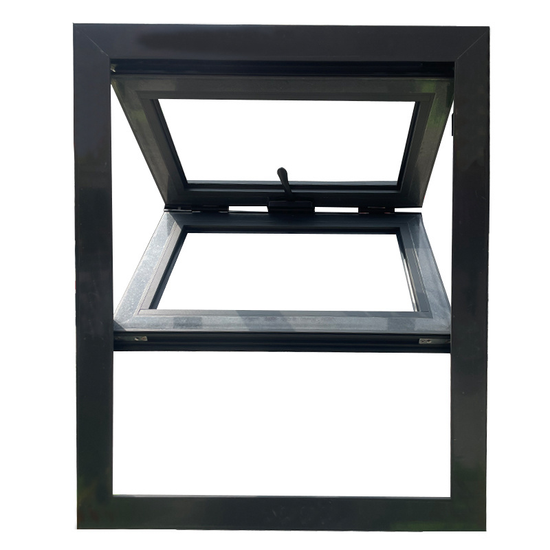 Customized Aluminum Tempered Glass folding Windows Horizontal Folding Window Balcony Window