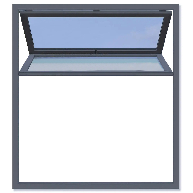 Customized Aluminum Tempered Glass folding Windows Horizontal Folding Window Balcony Window