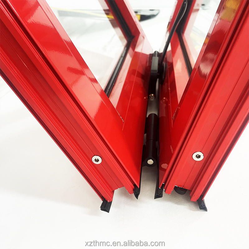 Commercial and Home Office Aluminum Windows Folding Glass Window and Doors can be Customized