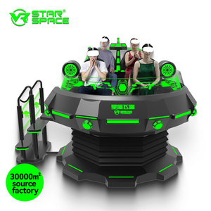 Star Space VR Machine Manufacturer Virtual Reality 9D Magic UFO Simulator New 360 UFO VR 2 4 5 Seats VR Game Machine