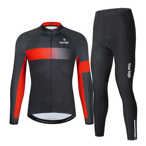 Manufacturer Custom NO MOQ breathable Sportswear Suit Bike Clothing Bicycle Men cycling outfit