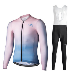 Custom Bib Pants Cycling Wear Set Gel Padded Cycling Strap pants For Men