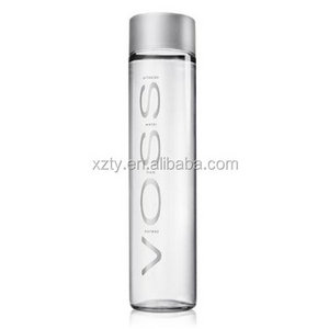 375ml mineral water glass bottle with plastic cap