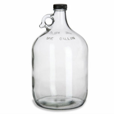 Large 500ml 1000ml 1500ml 2000ml 3000ml 4000ml 5000ml Gallon Transparent Glass Jugs/Bottles with Lid For Storing Liquor,Oil,Wine