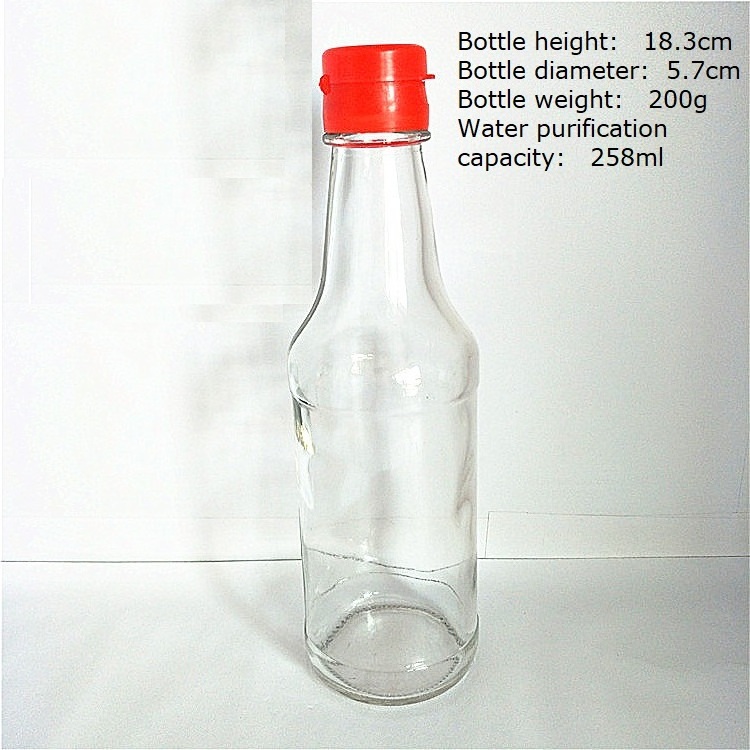 250ml 350ml 500ml Sesame Oil Glass Bottle with flip cap for soy sauce