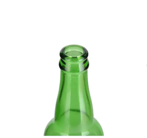 wholesale 250ml 330ml Empty green Round Beer glass Bottle/Soda Water Glass Bottle with Screw Cap