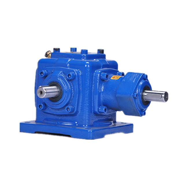 China OEM right angle gearbox ratio 1.5 : 1 T4 T6 small 90 degree planetary gearbox for agriculture