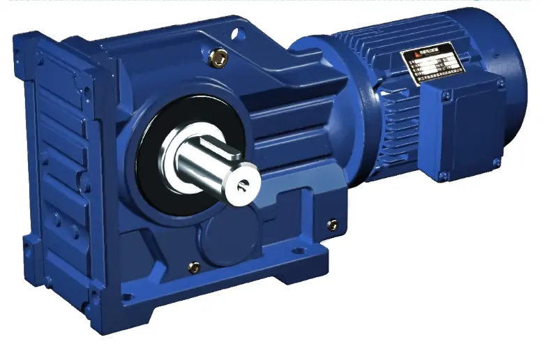 K Series Right Angle  Shaft Mounted Helical Geared Vertical Reductor Conveyor Gearbox