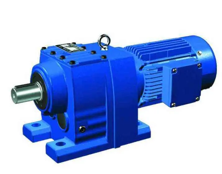 High precision RX/ R/S/K/F Series Gear Reducer Foot and Flange Mounted Helical Gear Motor Gearbox with Electric Motor