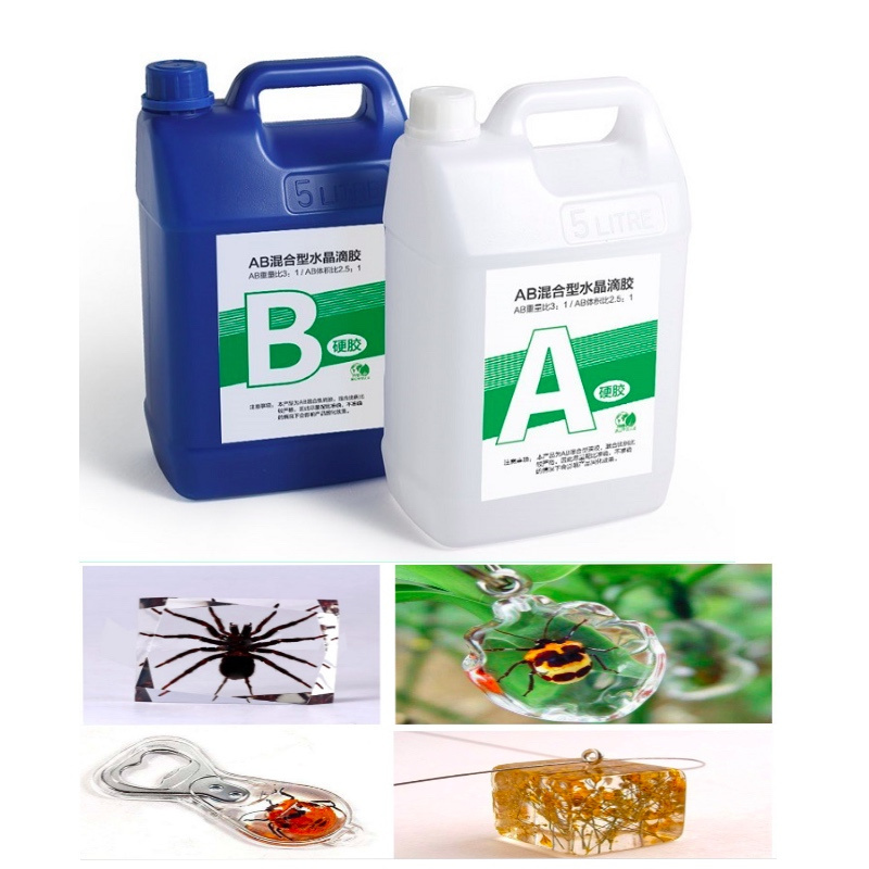 High Clear Epoxy resin AB glue Supplier for DIY craft making ,Jewelry, crystal products