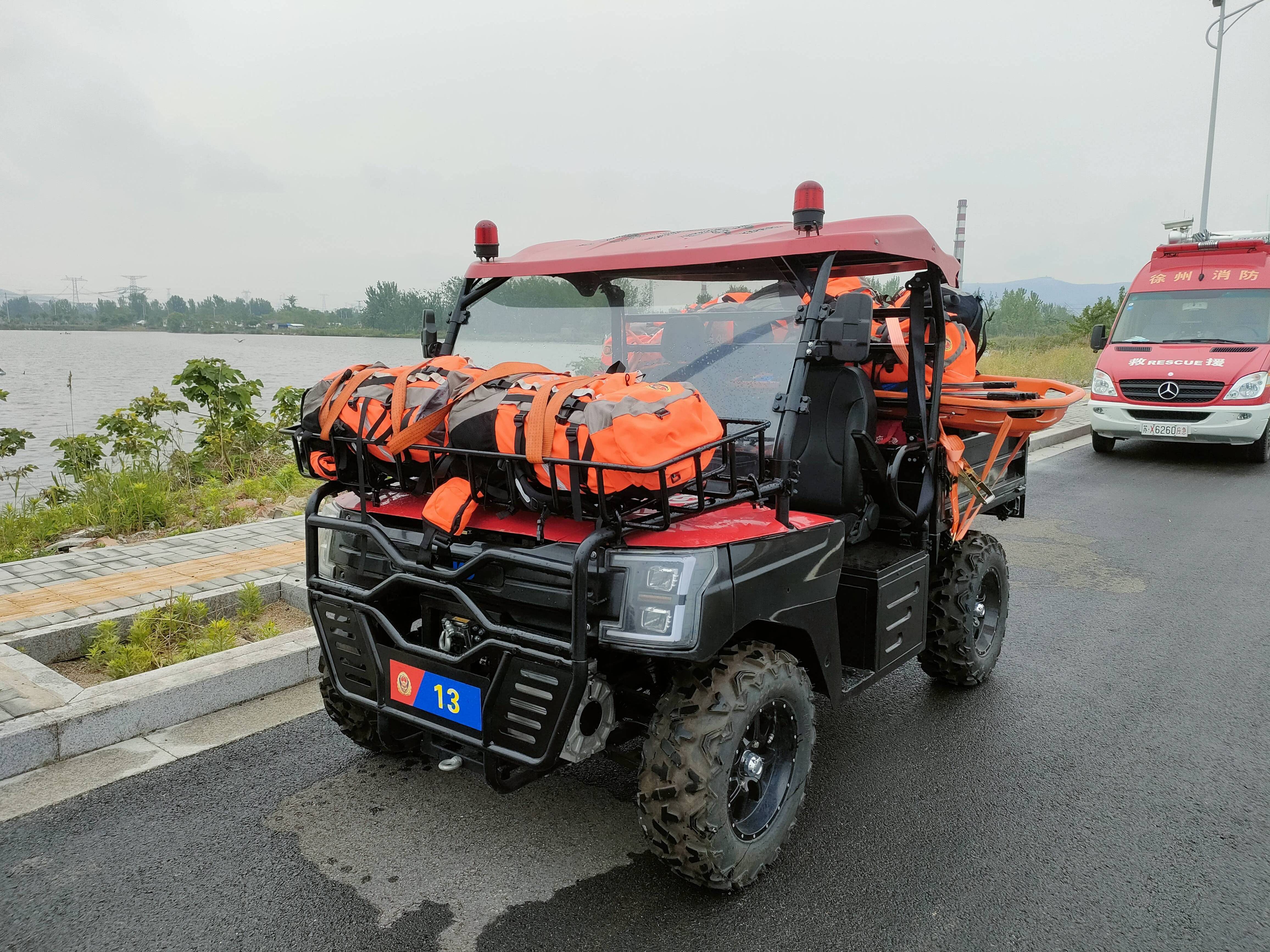 new Amphibious All-terrain Rescue Vehicle Rescue Motorcycle Electric Emergency Rescue Vehicle Utc