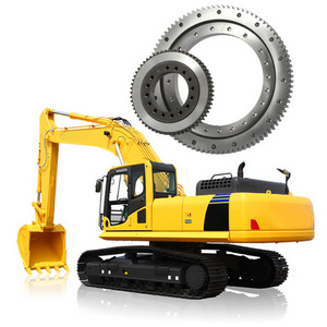 Double volley-ball slewing support internal gear slewing support excavator turntable