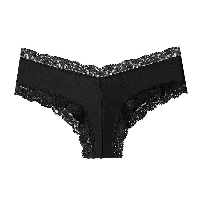 Wholesale cheap sexy lace thong for women Thong for women Black underwear for women plus size sexy thong