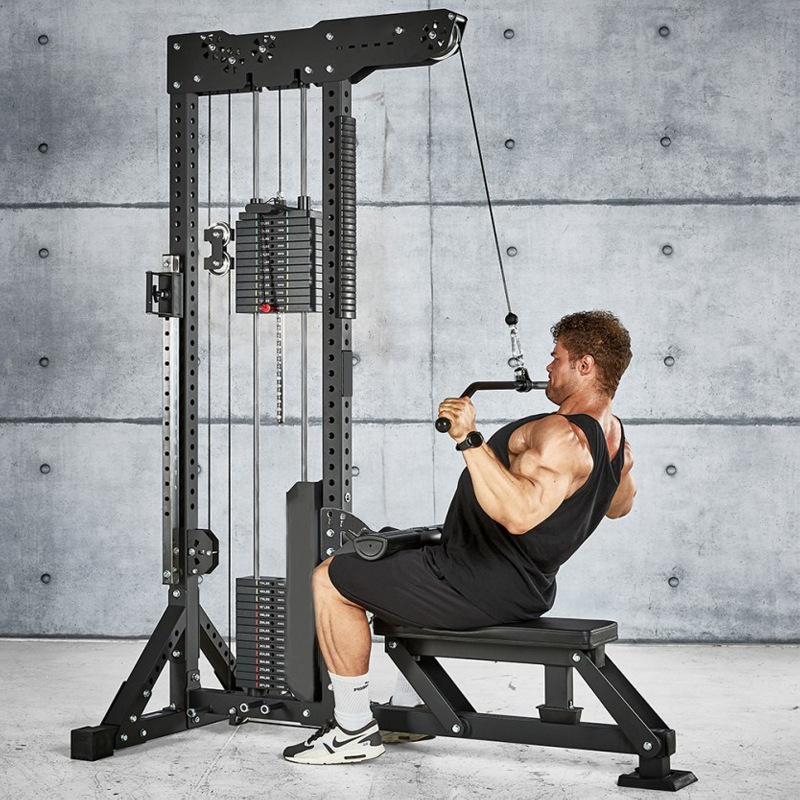 High quality Gym Cable Pull Down Machine Arms Strength Fitness Equipment machine training