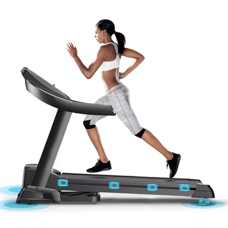 2023 New Gym Commercial Wide Track Large Treadmill Foldable Treadmill Running Machine home fitness