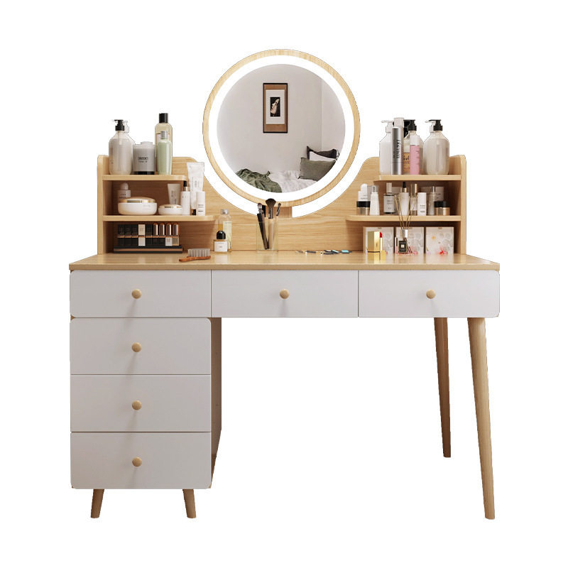 Dressing table home bedroom small apartment simple dressing table small nordic light luxury makeup table