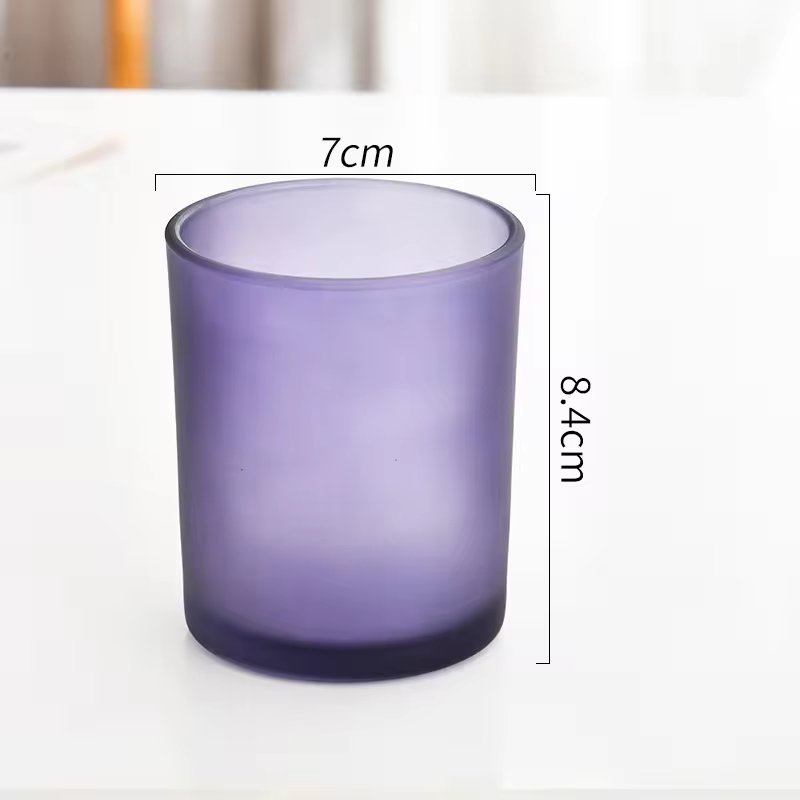 Creative Candle Jar laser engraving Silver plating golden electroplate Glass Candle Jar With Lid Custom pattern