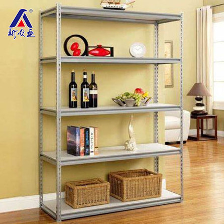 Chinese warehouse boltless medium duty small storage multi layer shelf rack unit supplier metal rivet shelves and racks