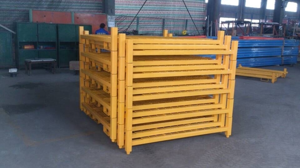 Reliable Reputation Adjustable Metal Container Pallet Stacking Rack Tire Shelf