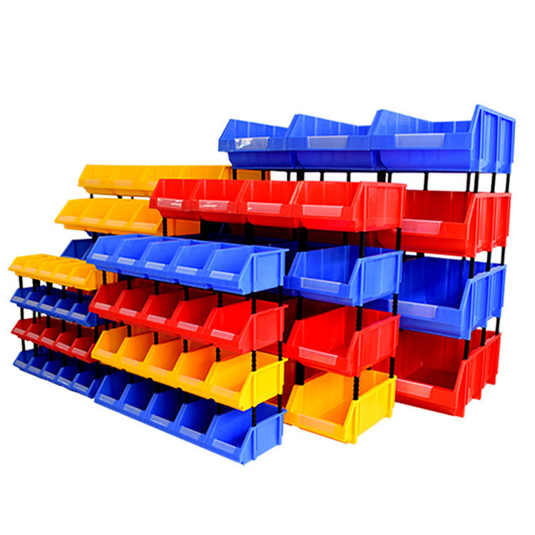 Stackable Plastic Storage Bin  suit for  Shelf Rack