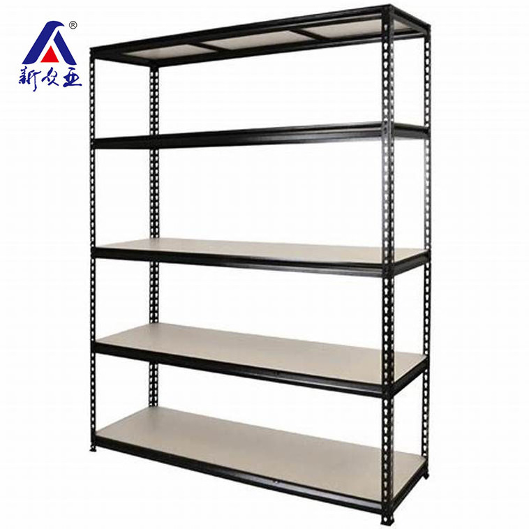 China factory customized 300kg each tier metal medium duty 5 tiers boltless rivet shelf unit