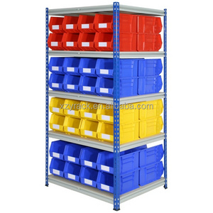 Hardware Storage Plastic shelf bin stackable shelf rack bin divisible storage bins