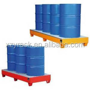 Plastic storage bin in warehouse