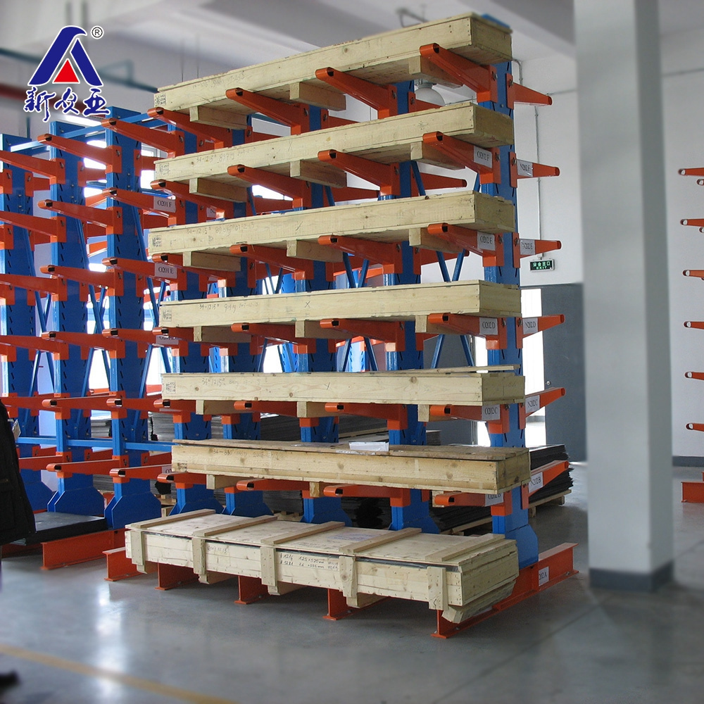 Warehouse lumber storage cantilever rack