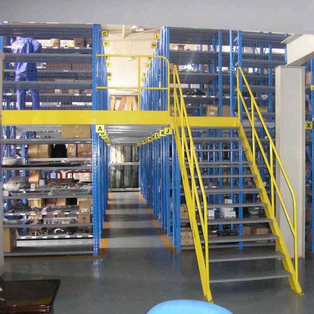 Industrial steel structure warehouse storage heavy duty mezzanine attic shelves racking systems