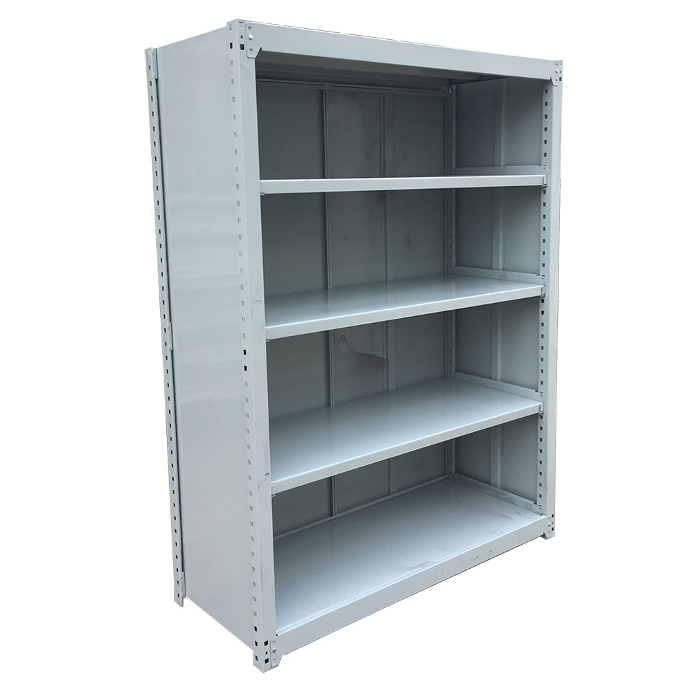 Industrial garage metal medium duty shelving racking plastic bins storage shelf boltless shelves and racks